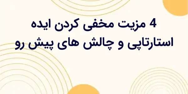 راه‌اندازی استارتاپ به صورت مخ...